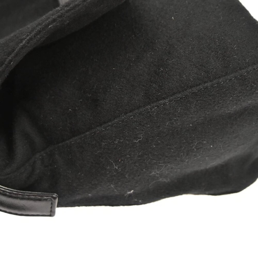 Fendi Black Cashmere Mamma Baguette Handbag 2348-26325-099 126278 - Picture 4 of 10